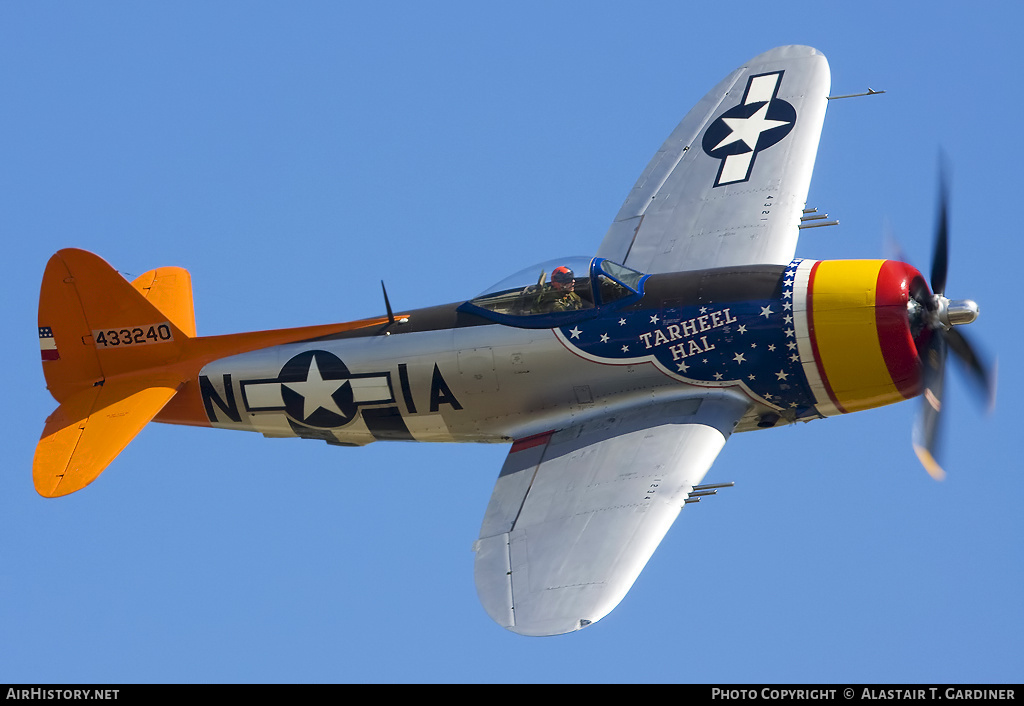 Aircraft Photo of N4747P / NX4747P / 433240 | Republic P-47D Thunderbolt | USA - Air Force | AirHistory.net #49496