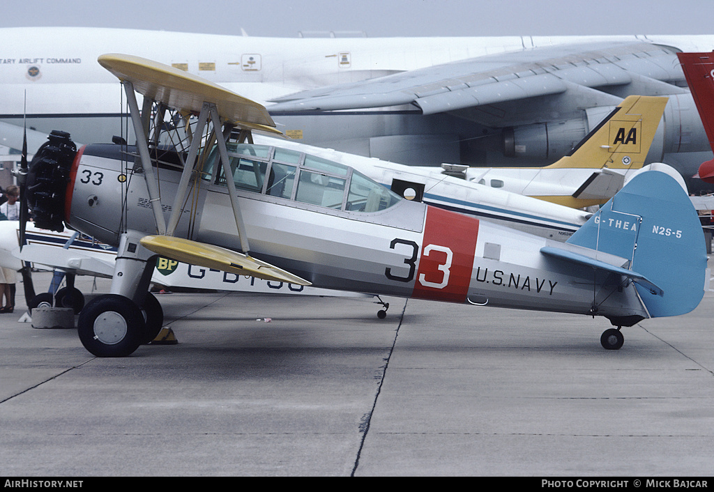Aircraft Photo of G-THEA | Boeing PT-13D Kaydet (E75) | USA - Navy | AirHistory.net #49503