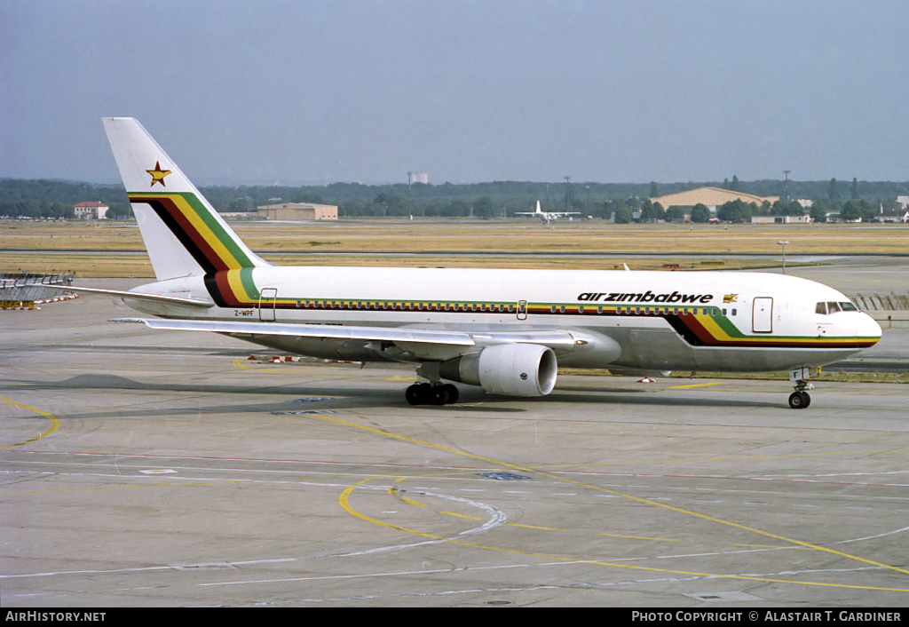 Aircraft Photo of Z-WPF | Boeing 767-2N0/ER | Air Zimbabwe | AirHistory.net #49506