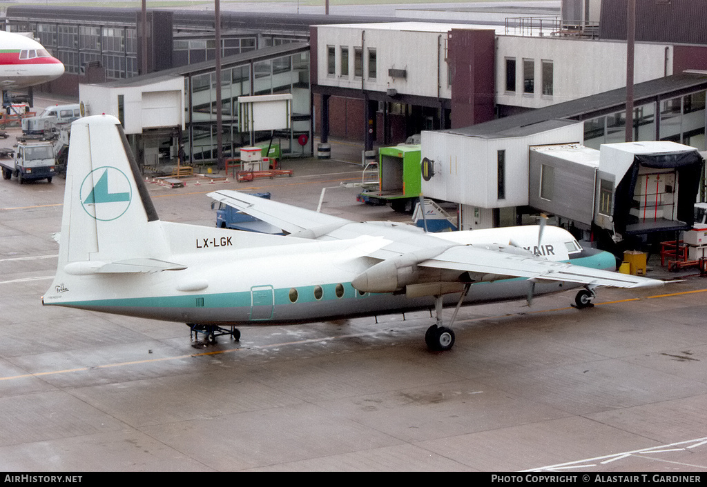Aircraft Photo of LX-LGK | Fokker F27-200 Friendship | Luxair | AirHistory.net #49514