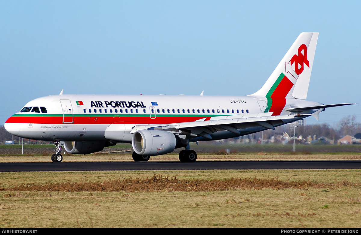 Aircraft Photo of CS-TTD | Airbus A319-111 | TAP Air Portugal | AirHistory.net #49552