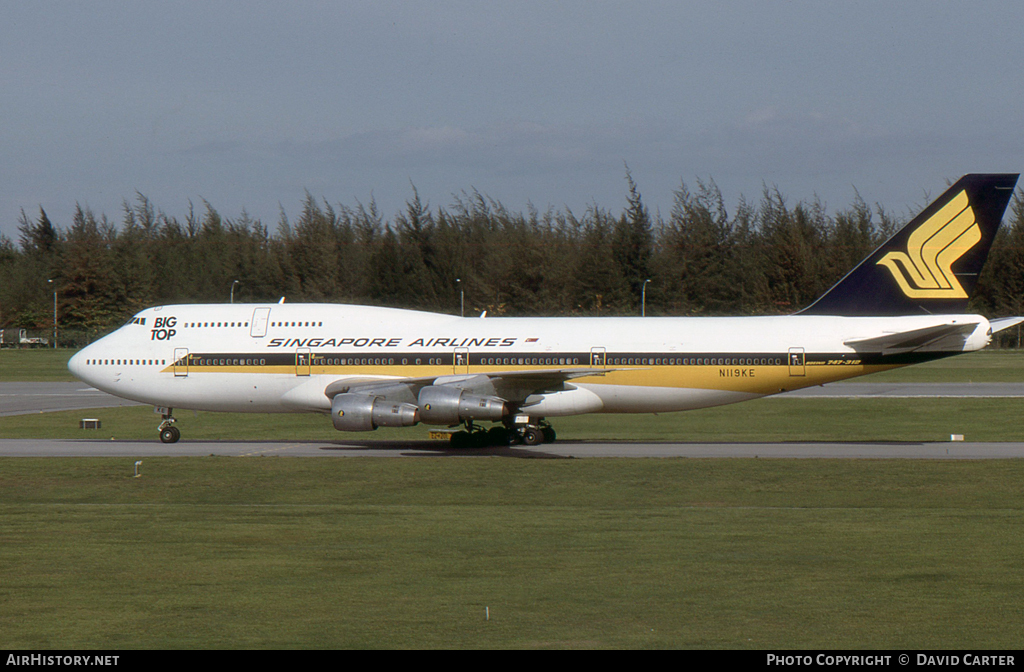 Aircraft Photo of N119KE | Boeing 747-312 | Singapore Airlines | AirHistory.net #49564