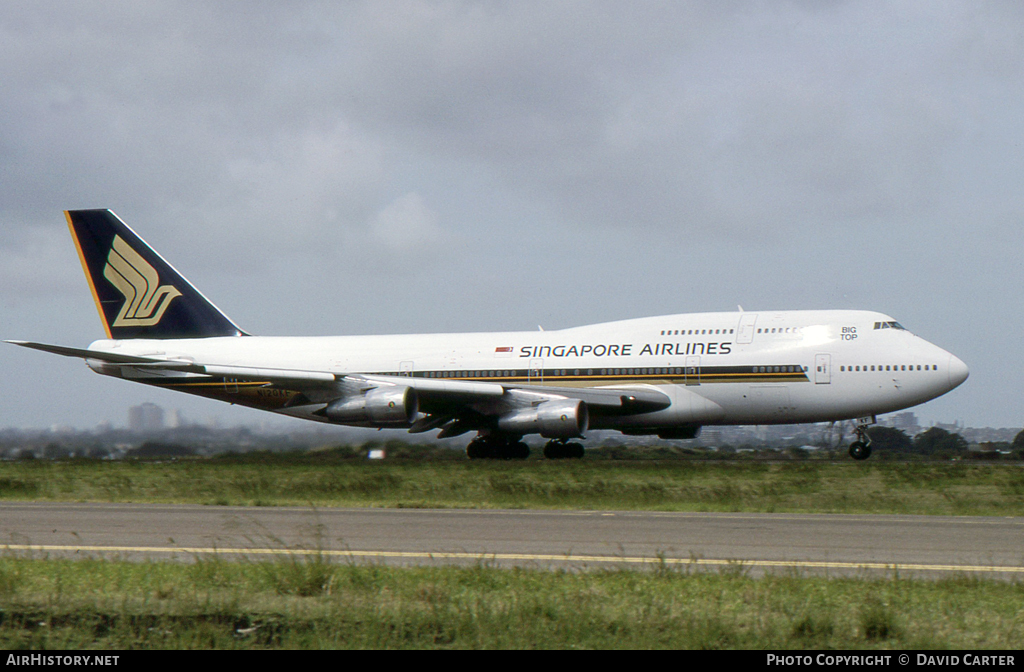 Aircraft Photo of N120KF | Boeing 747-312 | Singapore Airlines | AirHistory.net #49584