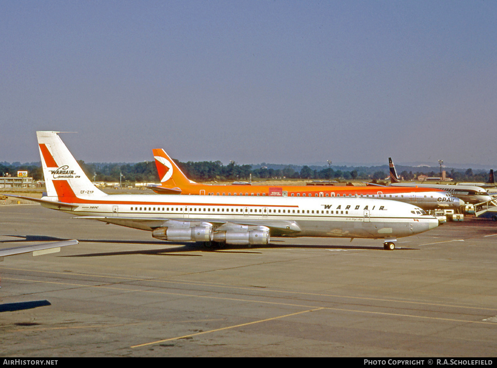 Aircraft Photo of CF-ZYP | Boeing 707-396C | Wardair Canada | AirHistory.net #49627