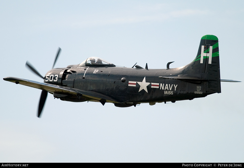 Aircraft Photo of G-RADR / 126922 | Douglas A-1D Skyraider (AD-4NA) | USA - Navy | AirHistory.net #49634