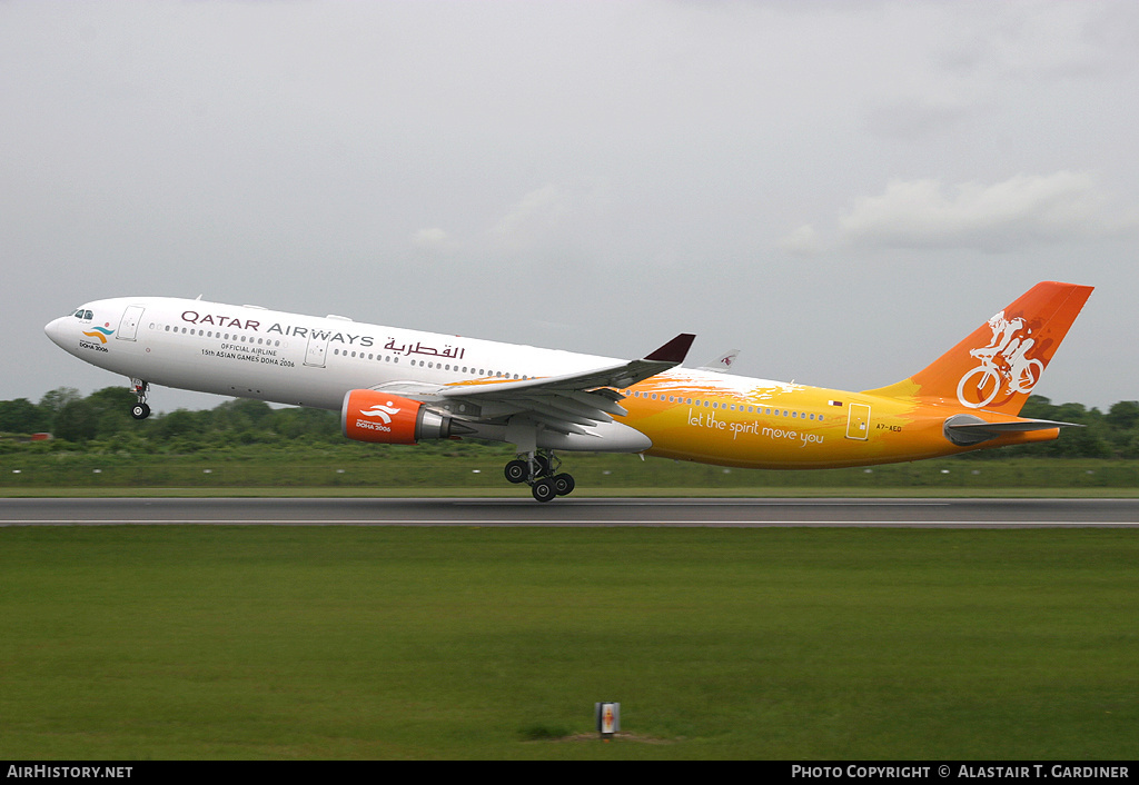 Aircraft Photo of A7-AED | Airbus A330-302 | Qatar Airways | AirHistory.net #49645
