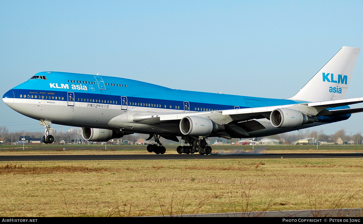 Aircraft Photo of PH-BFF | Boeing 747-406M | KLM Asia | AirHistory.net #49649