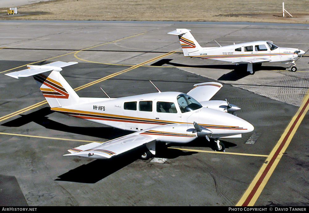 Aircraft Photo of VH-HFS | Beech 76 Duchess | Bruce Hartwig Flying School | AirHistory.net #49650