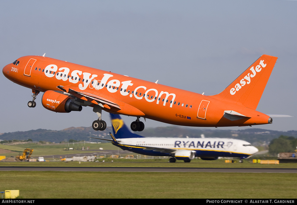 Aircraft Photo of G-EZUI | Airbus A320-214 | EasyJet | AirHistory.net #49657