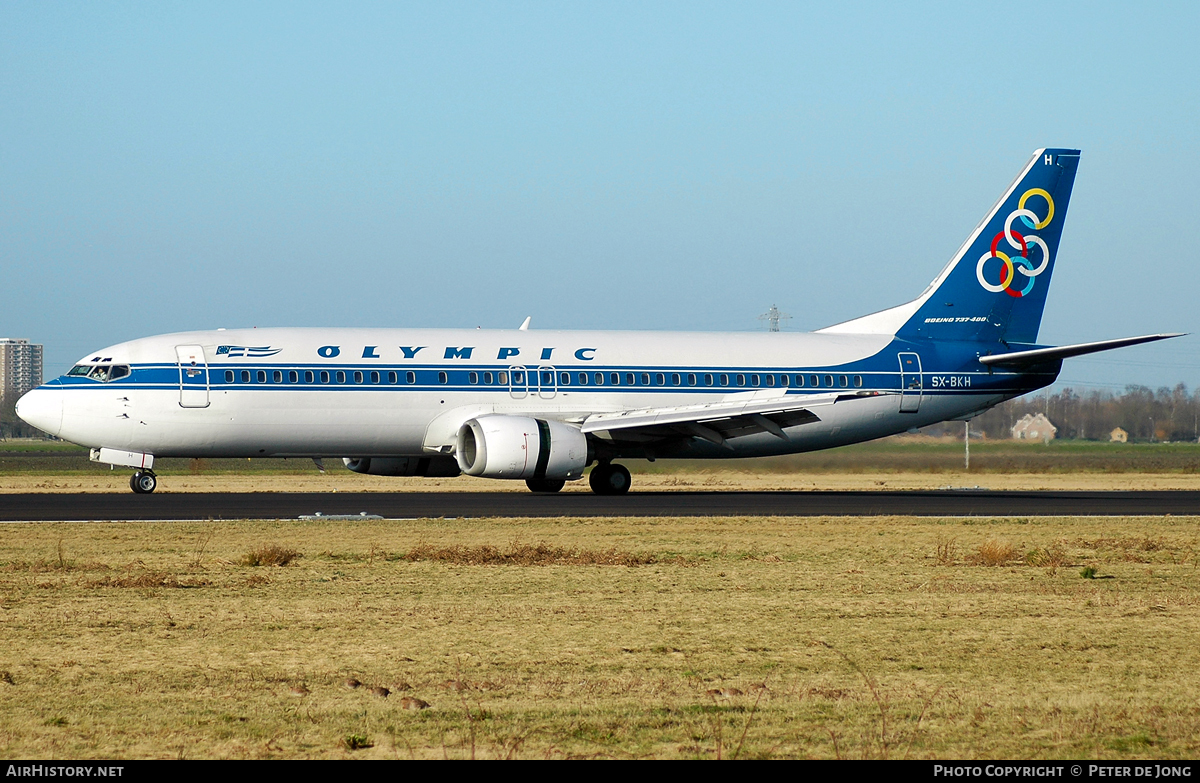 Aircraft Photo of SX-BKH | Boeing 737-4Q8 | Olympic | AirHistory.net #49666