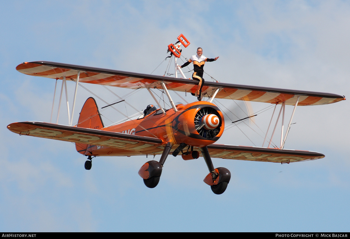 Aircraft Photo of N707TJ | Stearman N2S-1/R985 Kaydet (A75N1) | Breitling | AirHistory.net #49679
