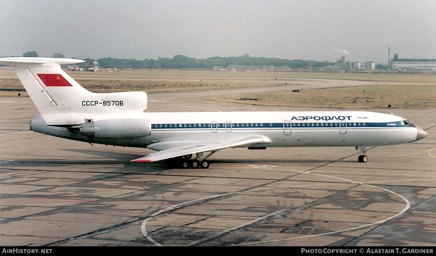 Aircraft Photo of CCCP-85706 | Tupolev Tu-154M | Aeroflot | AirHistory.net #49681