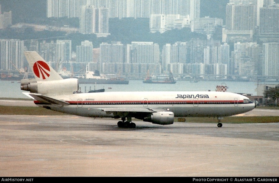 Aircraft Photo of JA8532 | McDonnell Douglas DC-10-40D | Japan Asia Airways - JAA | AirHistory.net #49765