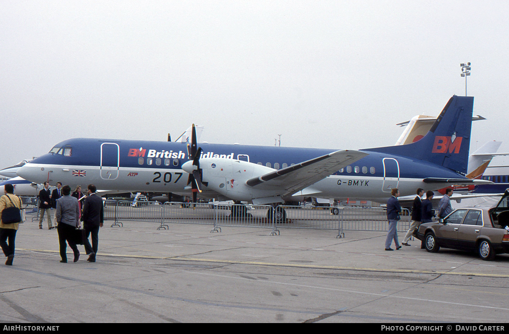 Aircraft Photo of G-BMYK | British Aerospace ATP | British Midland Airways - BMA | AirHistory.net #49819