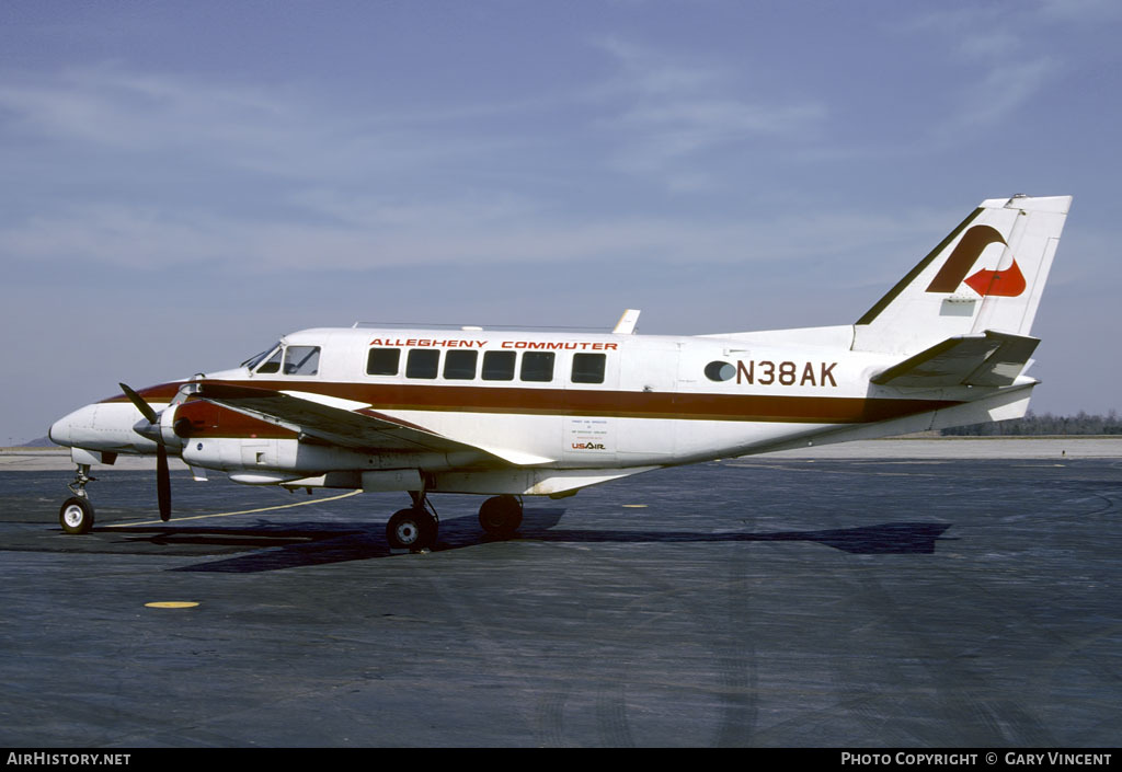Aircraft Photo of N38AK | Beech B99 Airliner | Allegheny Commuter | AirHistory.net #49845