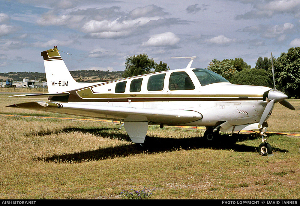 Aircraft Photo of VH-EUM | Beech A36 Bonanza 36 | AirHistory.net #49850