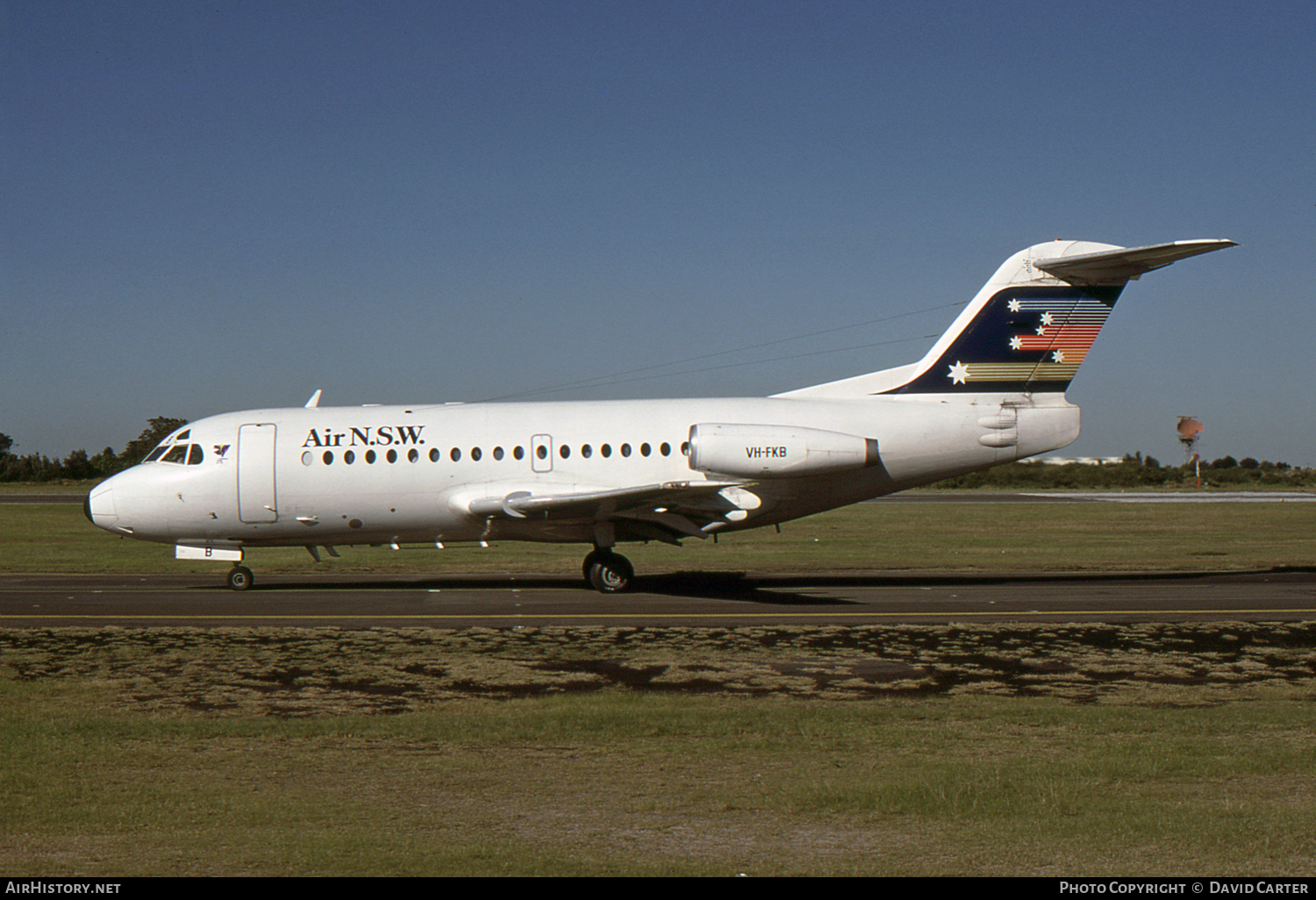 Aircraft Photo of VH-FKB | Fokker F28-1000 Fellowship | Air NSW | AirHistory.net #49852