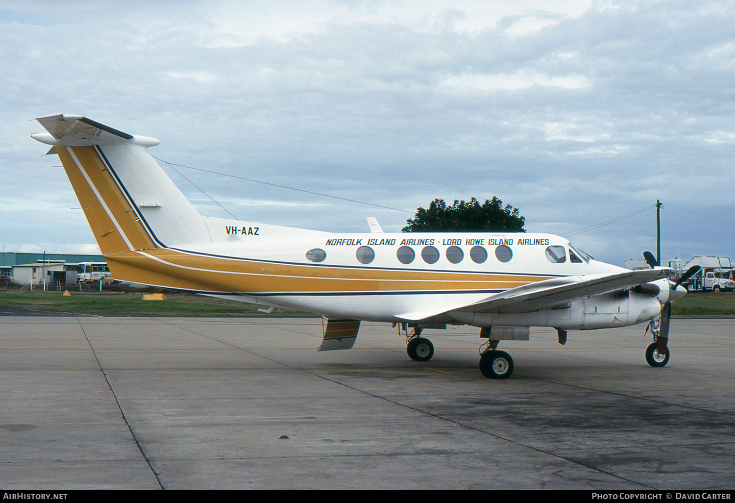 Aircraft Photo of VH-AAZ | Beech 200 Super King Air | Norfolk Island Airlines | AirHistory.net #49863