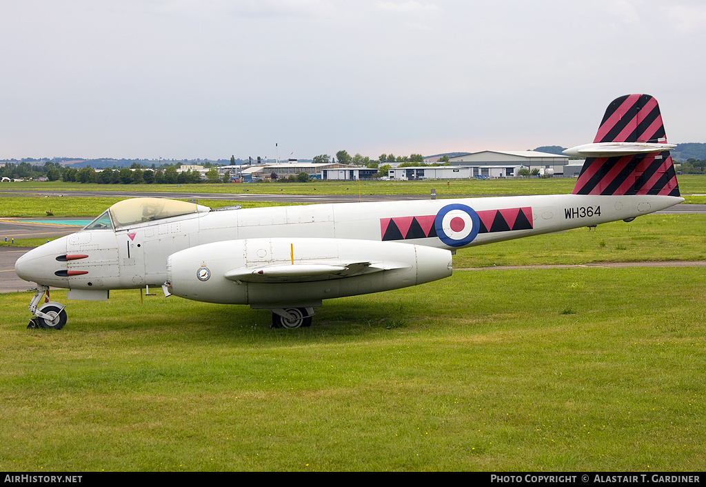 Aircraft Photo of WH364 | Gloster Meteor F8 | UK - Air Force | AirHistory.net #49878