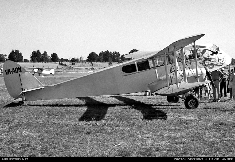 Aircraft Photo of VH-AON | De Havilland D.H. 84A Dragon 3 | AirHistory.net #49898