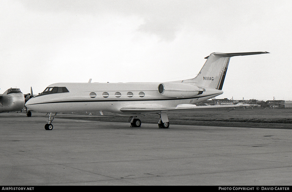 Aircraft Photo of N111AC | Grumman G-1159 Gulfstream II | AirHistory.net #49899