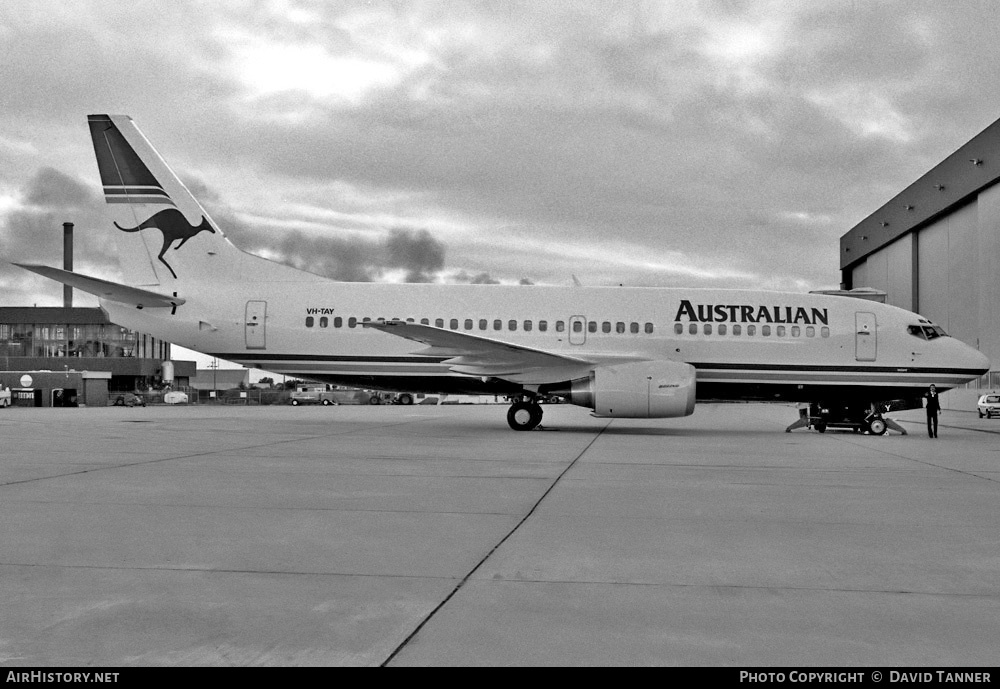 Aircraft Photo of VH-TAY | Boeing 737-376 | Australian Airlines | AirHistory.net #49900
