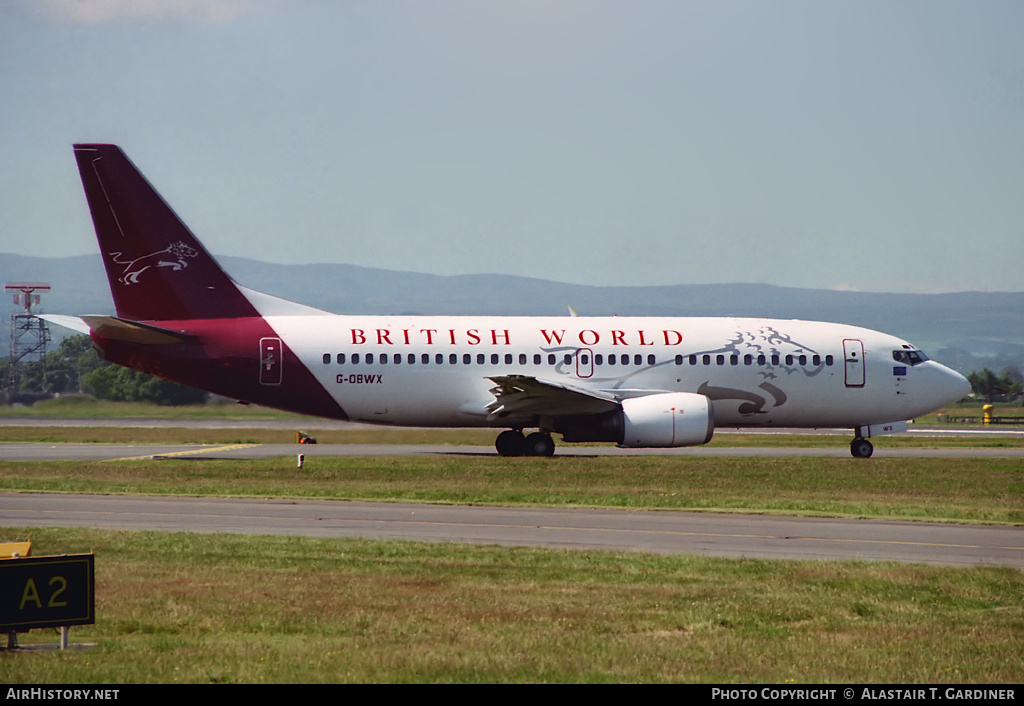Aircraft Photo of G-OBWX | Boeing 737-3Y0 | British World Airlines | AirHistory.net #49915