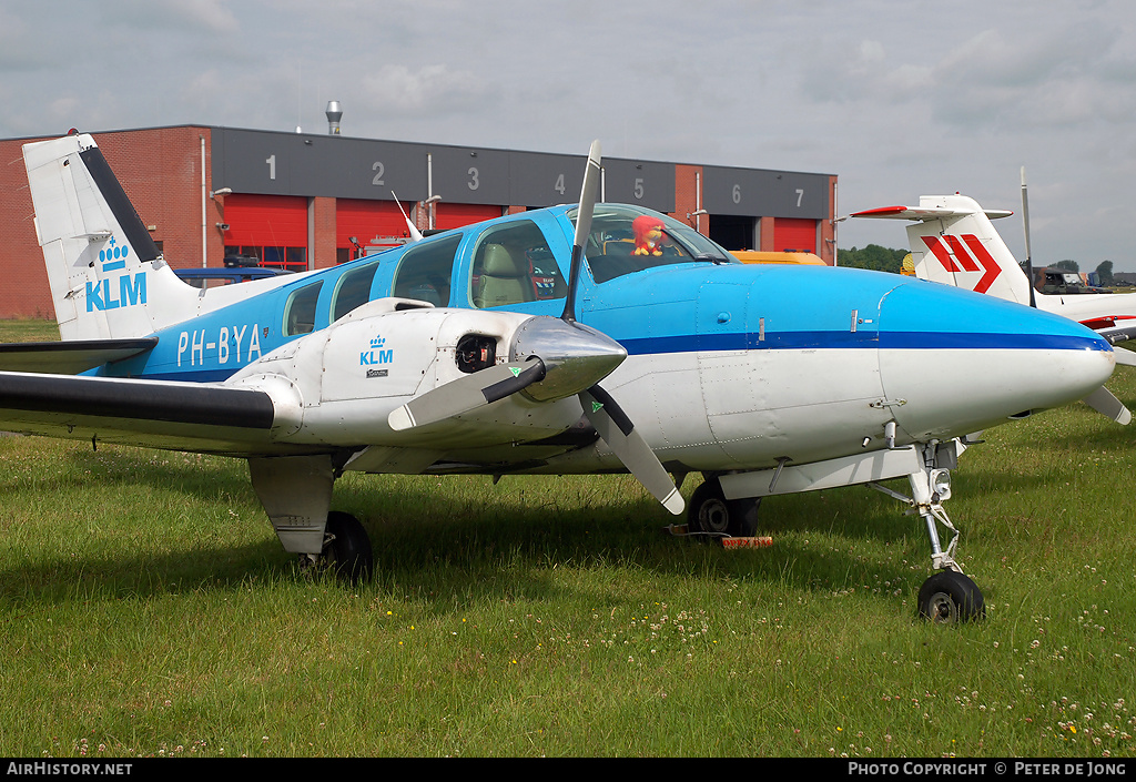 Aircraft Photo of PH-BYA | Beech 58 Baron | KLM Luchtvaartschool | AirHistory.net #49937