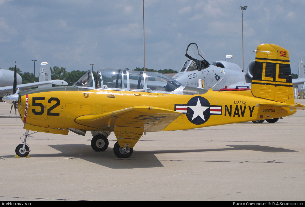 Aircraft Photo of N12252 / 550704 | Beech T-34A Mentor (A45) | USA - Navy | AirHistory.net #49944