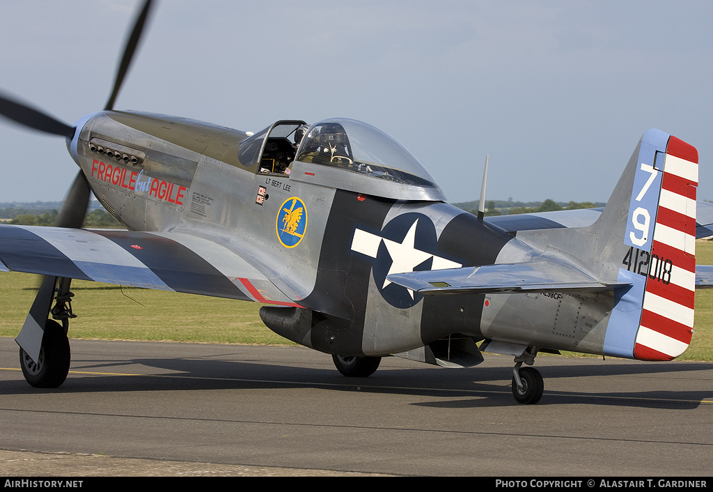Aircraft Photo of N98CF / NL98CF / 412018 | North American P-51K Mustang | USA - Air Force | AirHistory.net #49980