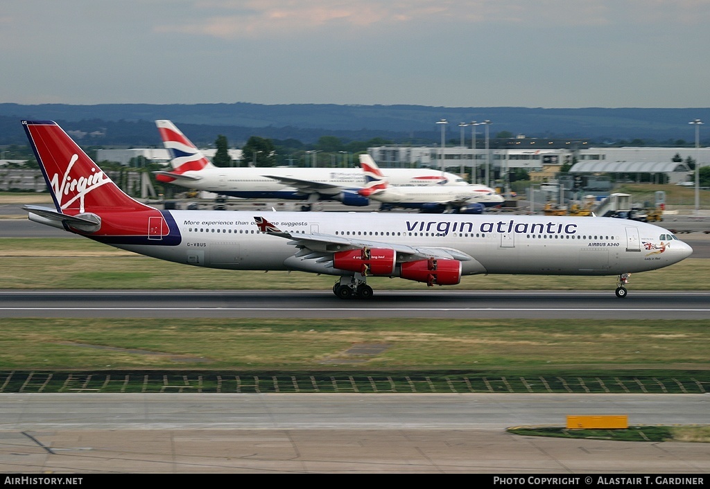Aircraft Photo of G-VBUS | Airbus A340-311 | Virgin Atlantic Airways | AirHistory.net #49983
