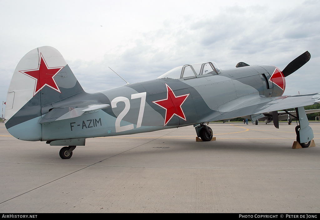 Aircraft Photo of F-AZIM | Yakovlev Yak-3U | Soviet Union - Air Force | AirHistory.net #49987