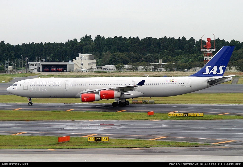 Aircraft Photo of OY-KBD | Airbus A340-313 | Scandinavian Airlines - SAS | AirHistory.net #49988