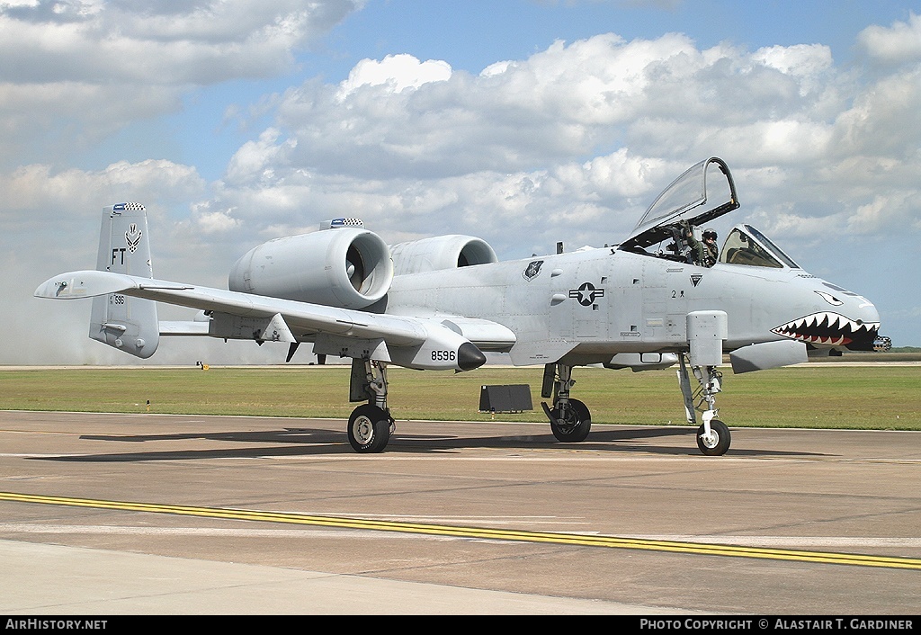 Aircraft Photo of 78-0596 / AF78-596 | Fairchild A-10A Thunderbolt II | USA - Air Force | AirHistory.net #49991