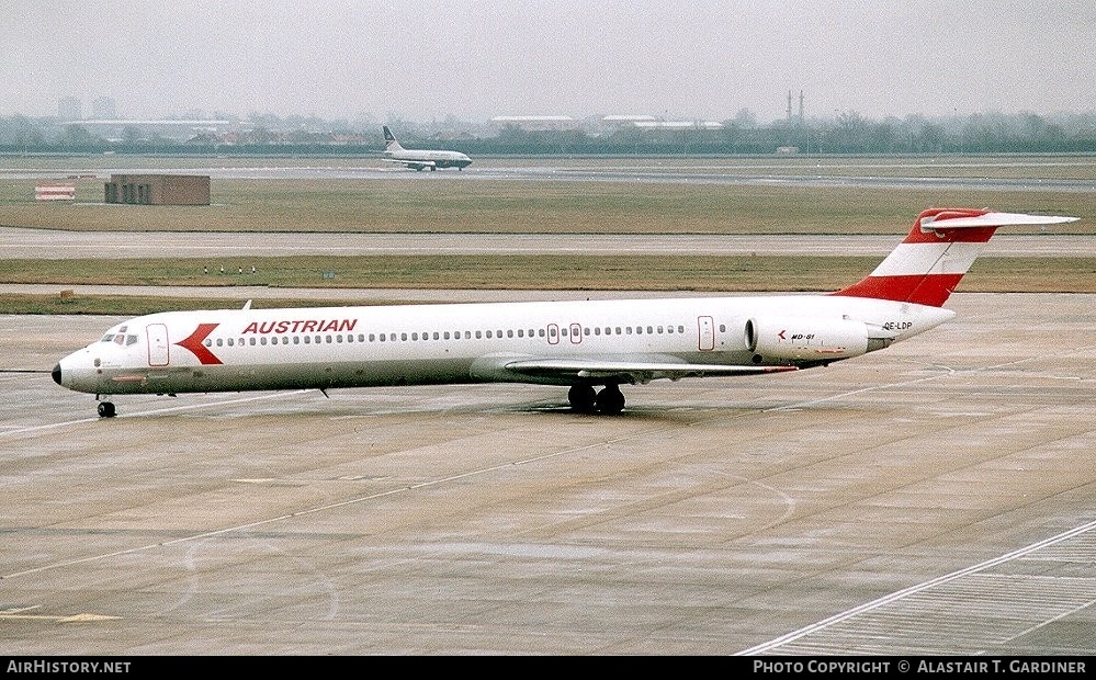 Aircraft Photo of OE-LDP | McDonnell Douglas MD-81 (DC-9-81) | Austrian Airlines | AirHistory.net #49998