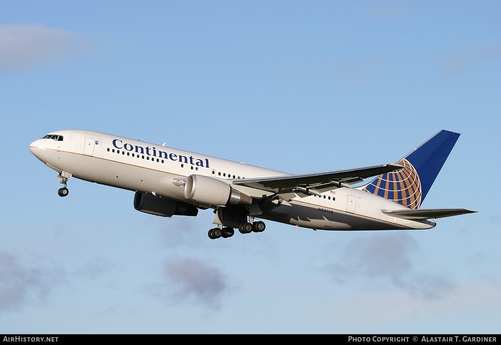 Aircraft Photo of N68159 | Boeing 767-224/ER | Continental Airlines | AirHistory.net #50003