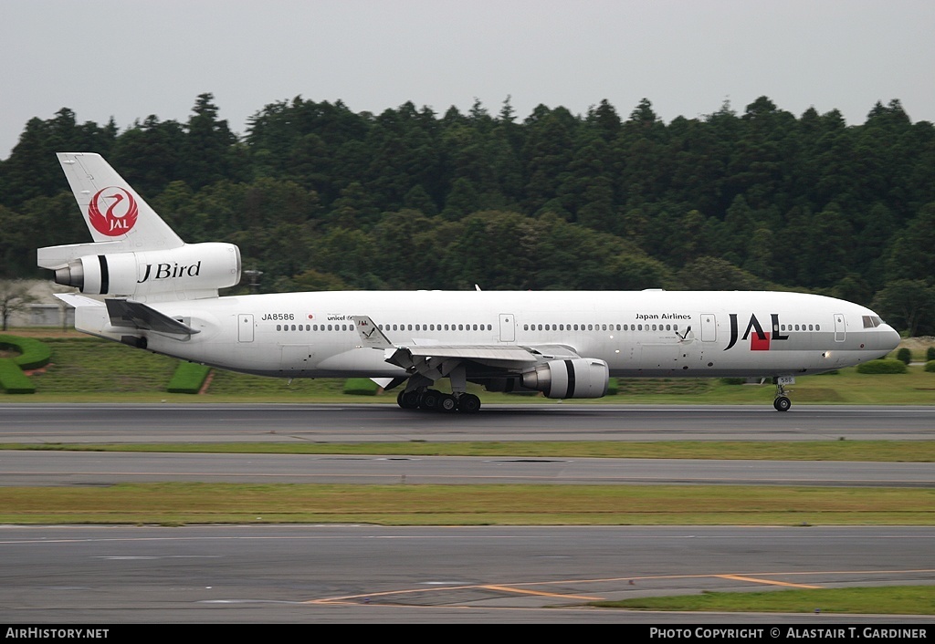 Aircraft Photo of JA8586 | McDonnell Douglas MD-11 | Japan Airlines - JAL | AirHistory.net #50028