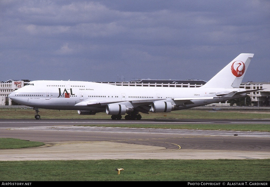 Aircraft Photo of JA8077 | Boeing 747-446 | Japan Airlines - JAL | AirHistory.net #50029