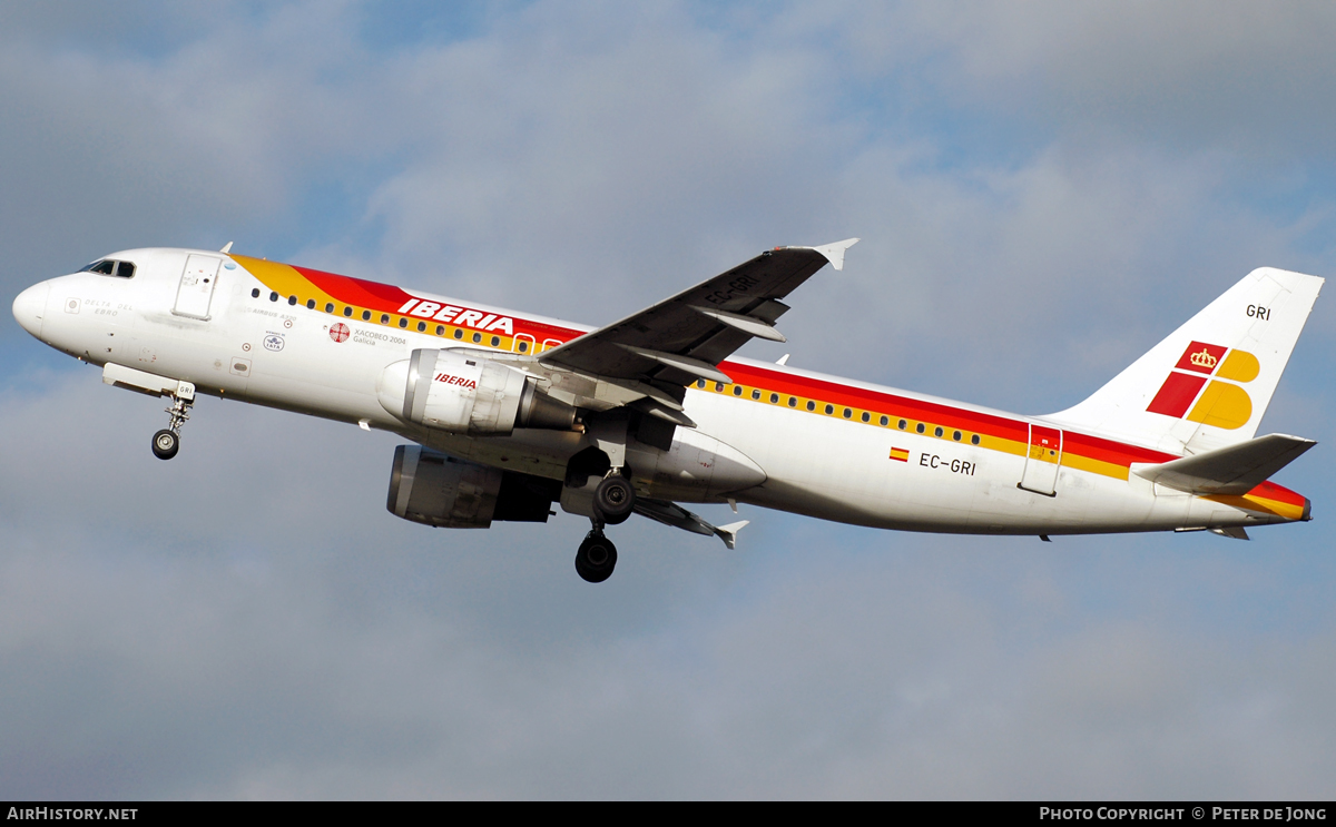 Aircraft Photo of EC-GRI | Airbus A320-211 | Iberia | AirHistory.net #50054