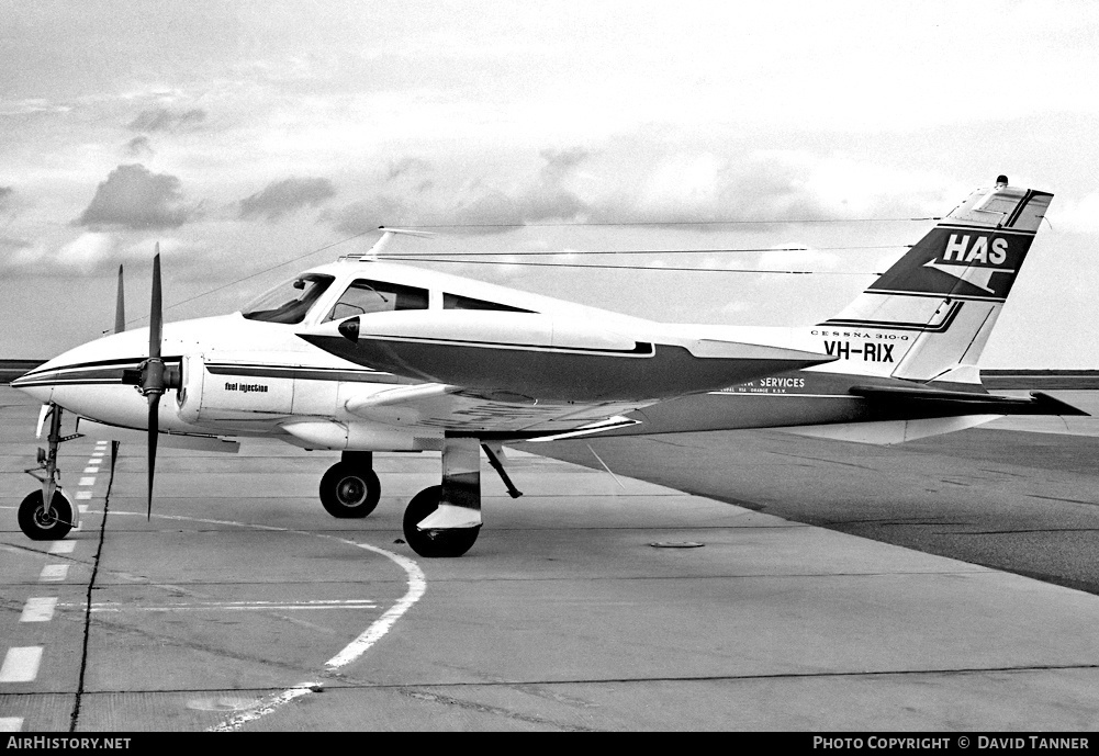 Aircraft Photo of VH-RIX | Cessna 310Q | Hazelton Air Services - HAS | AirHistory.net #50084