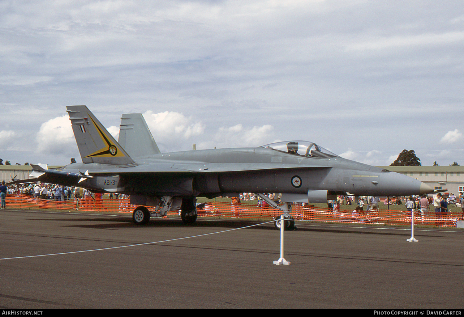 Aircraft Photo of A21-3 | McDonnell Douglas F/A-18A Hornet | Australia - Air Force | AirHistory.net #50094