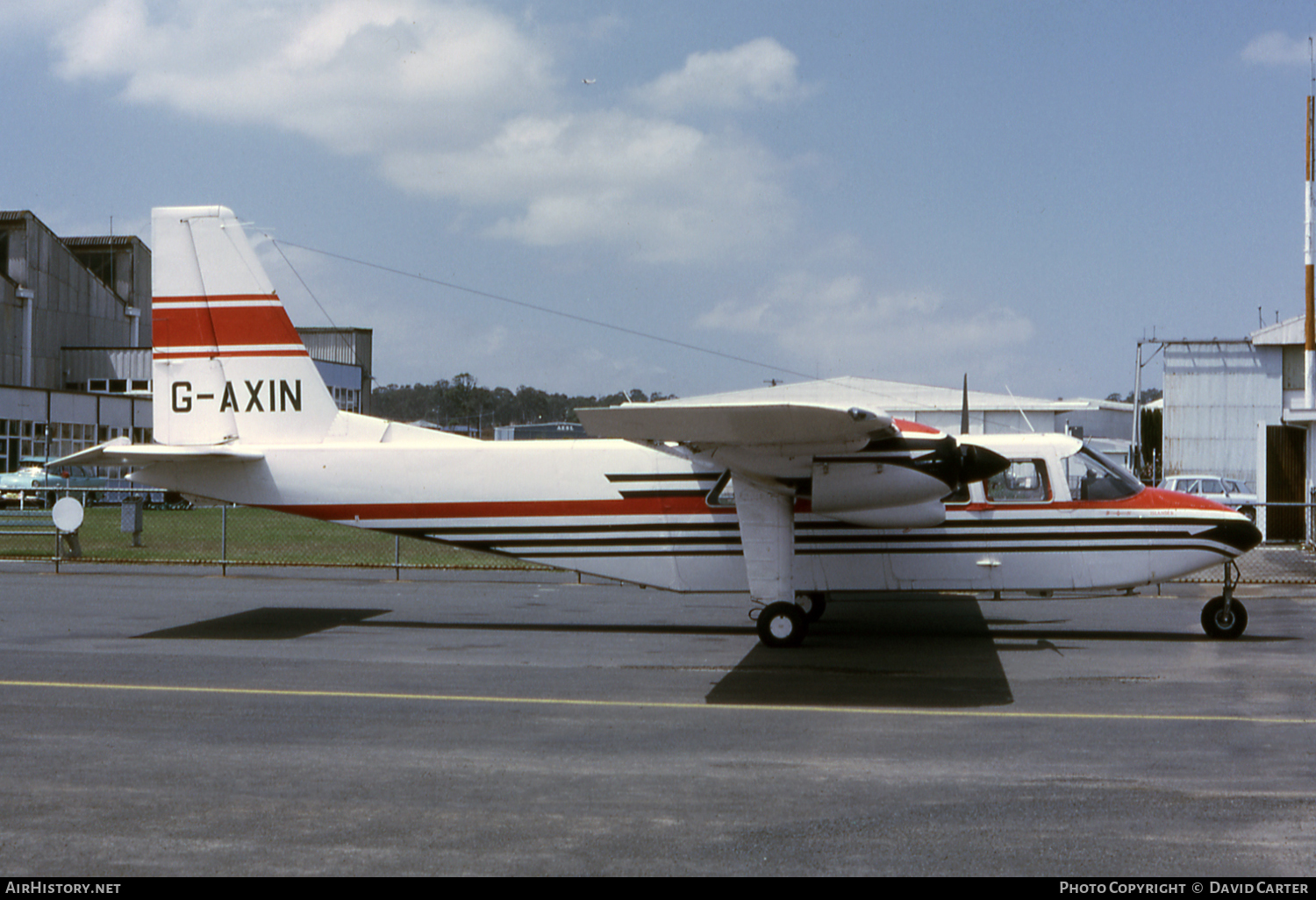 Aircraft Photo of G-AXIN | Britten-Norman BN-2A Islander | AirHistory.net #50131