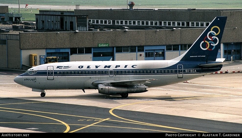 Aircraft Photo of SX-BCA | Boeing 737-284/Adv | Olympic | AirHistory.net #50146