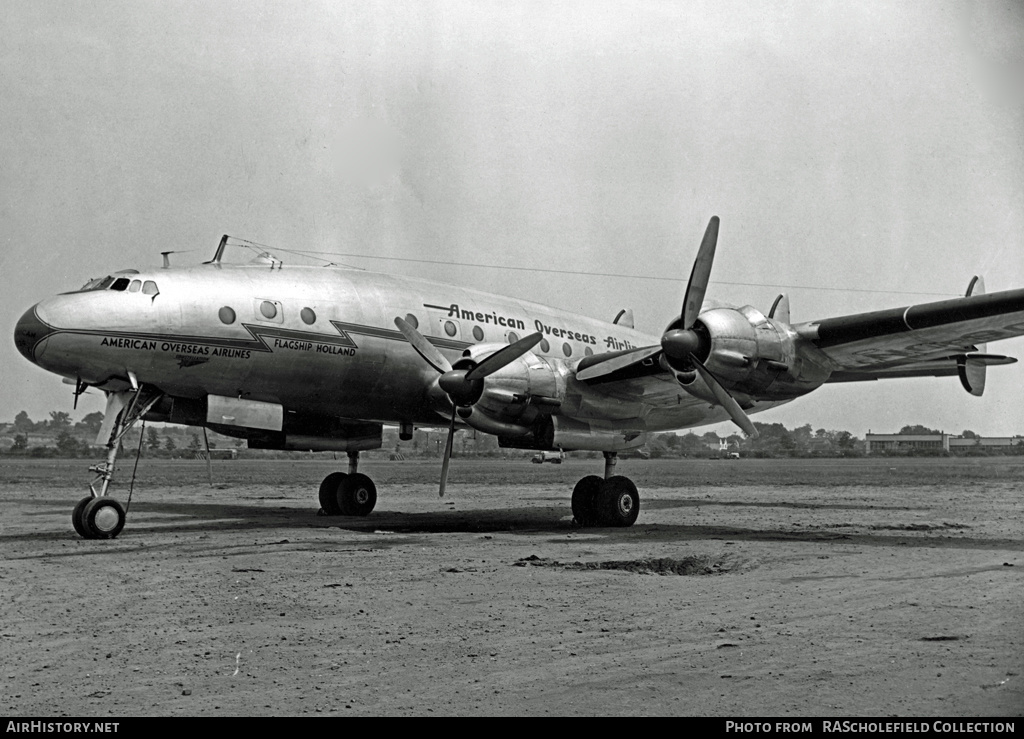 Aircraft Photo of NC90924 | Lockheed L-049 Constellation | American Overseas Airlines | AirHistory.net #50190