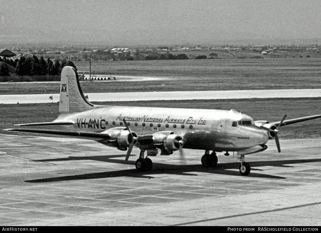 Aircraft Photo of VH-ANC | Douglas DC-4-1009 | Australian National Airways - ANA | AirHistory.net #50192