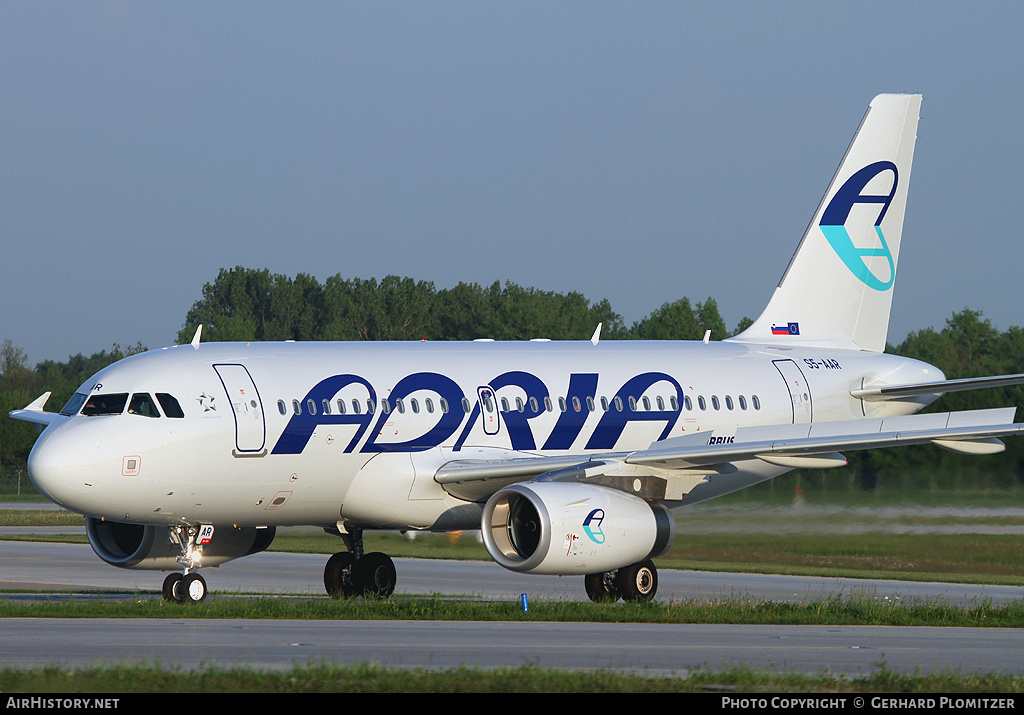 Aircraft Photo of S5-AAR | Airbus A319-132 | Adria Airways | AirHistory.net #50197