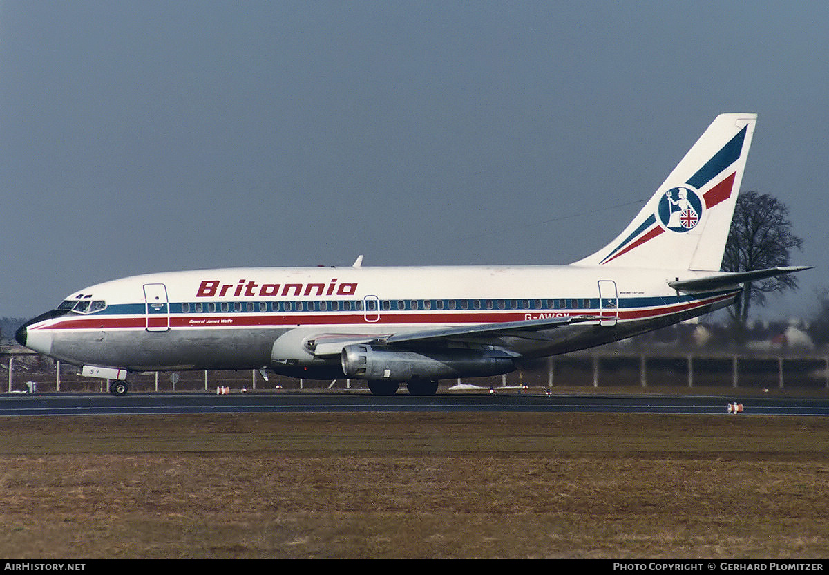 Aircraft Photo of G-AWSY | Boeing 737-204 | Britannia Airways | AirHistory.net #50199