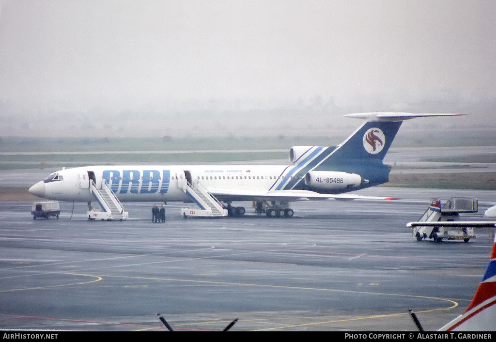 Aircraft Photo of 4L-85496 | Tupolev Tu-154B-2 | Orbi - Georgian Airways | AirHistory.net #50229