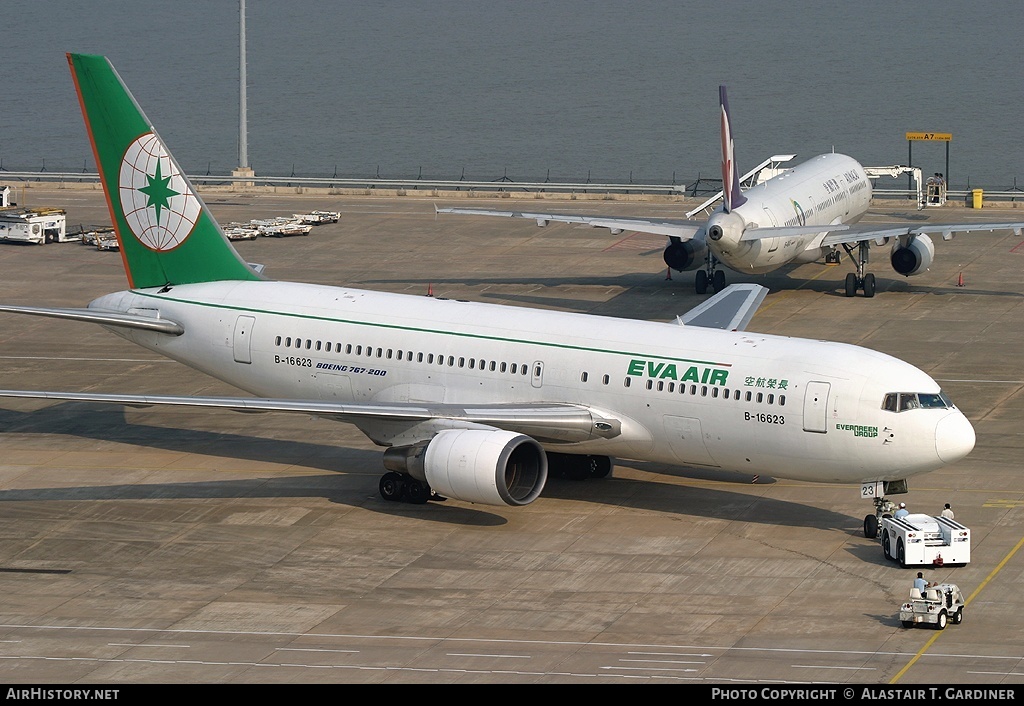 Aircraft Photo of B-16623 | Boeing 767-25E | EVA Air | AirHistory.net #50230
