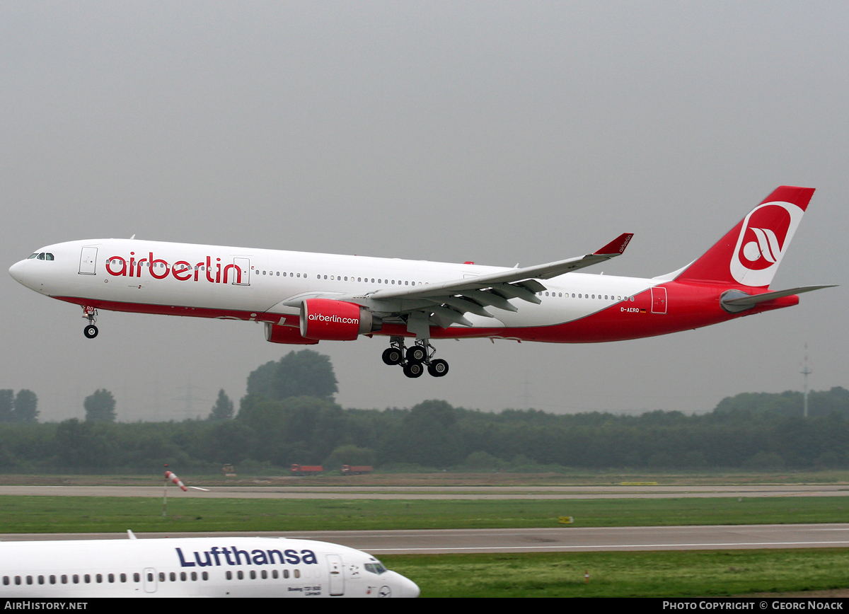 Aircraft Photo of D-AERQ | Airbus A330-322 | Air Berlin | AirHistory.net #50234